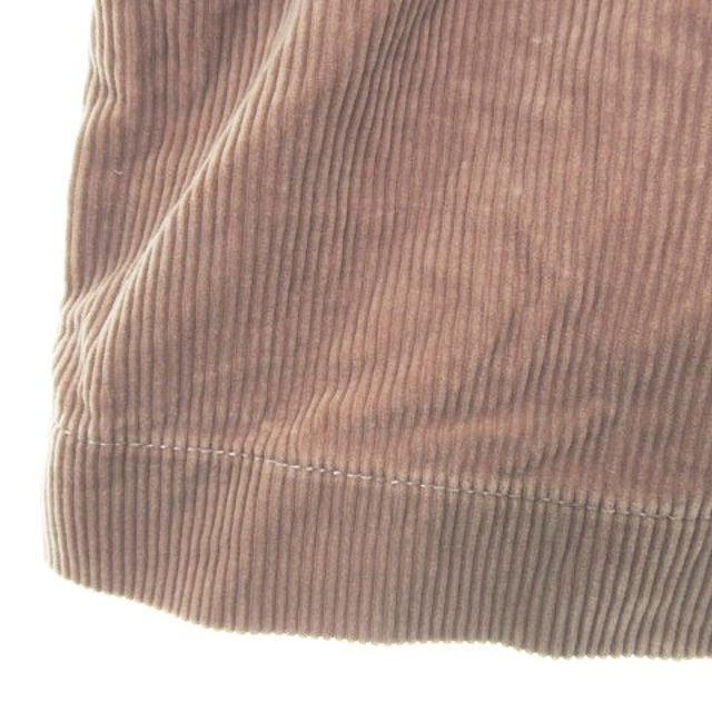 HUMAN WOMAN(ヒューマンウーマン)のヒューマンウーマン スカート タイト ミニ コーデュロイ 無地 1 ベージュ レディースのスカート(ミニスカート)の商品写真
