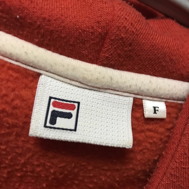 FILA(フィラ)の【希少】フィラ FILA スウェット パーカー オーバーサイズ F オレンジ メンズのトップス(パーカー)の商品写真