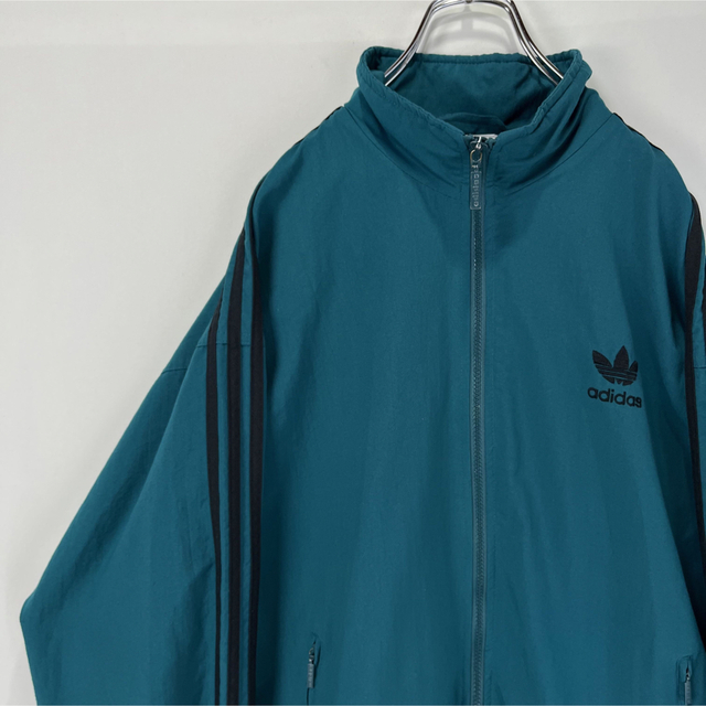 adidas(アディダス)のアディダス　トラックジャケット　ワンポイント　トレフォイルロゴ　80s 90s メンズのジャケット/アウター(ブルゾン)の商品写真