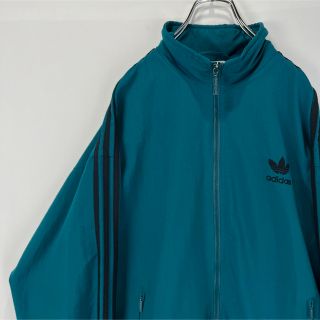 アディダス(adidas)のアディダス　トラックジャケット　ワンポイント　トレフォイルロゴ　80s 90s(ブルゾン)