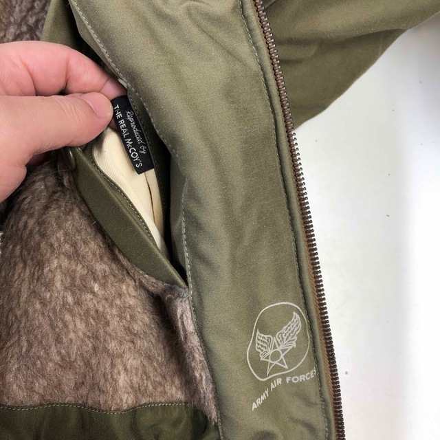 THE REAL McCOY'S - 美品 THE REAL McCOY'S B-15 フライトジャケット