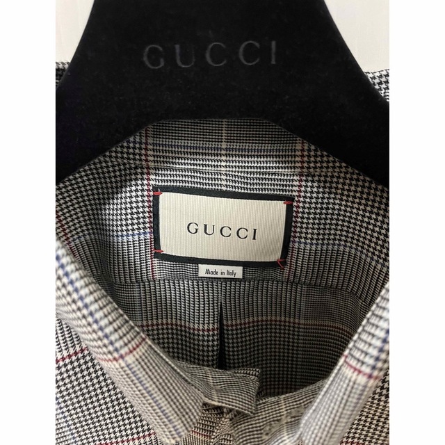 Gucci(グッチ)のGucci オーバーサイズチェックシャツ メンズのトップス(シャツ)の商品写真