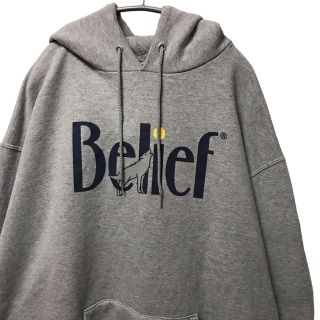 【希少】ビリーフ Belief チャンピオン パーカー グレー オーバーサイズ