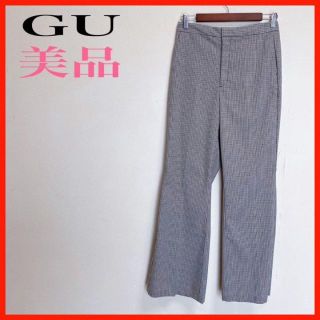 ジーユー(GU)の◆ 【美品】GU/ジーユー　チェックパンツ L(カジュアルパンツ)