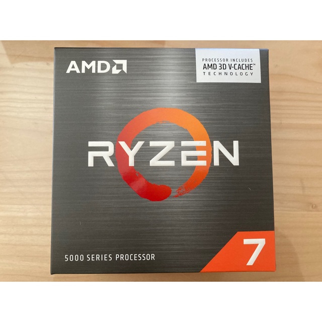 未開封品 AMD Ryzen 7 5800X3D W/O Cooler
