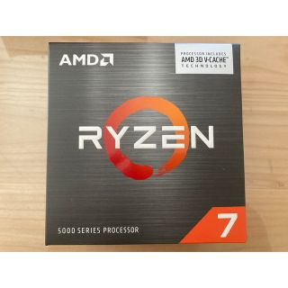 未開封品 AMD Ryzen 7 5800X3D W/O Cooler(PCパーツ)