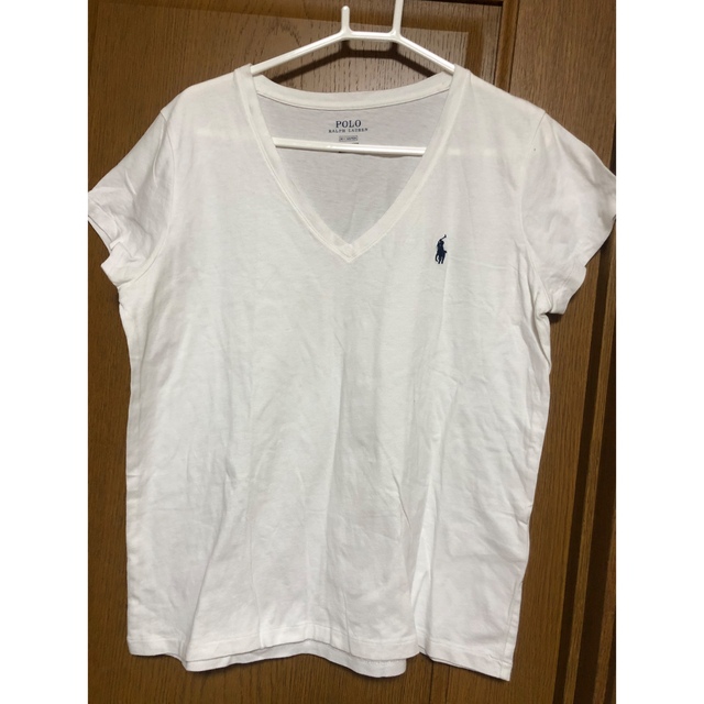 POLO RALPH LAUREN(ポロラルフローレン)のVネック Tシャツ　POLO Ralph Lauren レディースのトップス(Tシャツ(半袖/袖なし))の商品写真