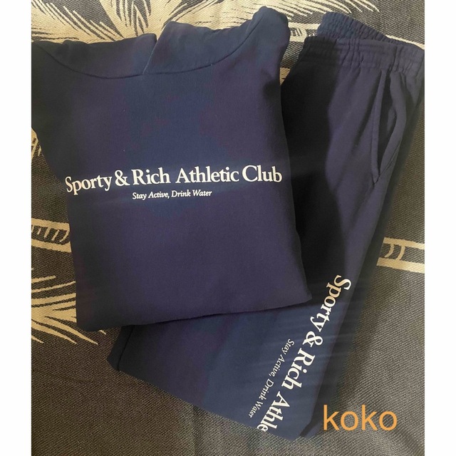 専用　【SPORTY&RICH】 ATHLETIC CLUB HOODIE