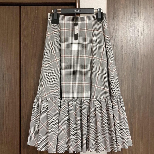 新品 FOXEY NEW YORK フォクシー チェック スカート 40 スカート 新品 FOXEY NEW YORK フォクシー チェック スカート 40 スカート