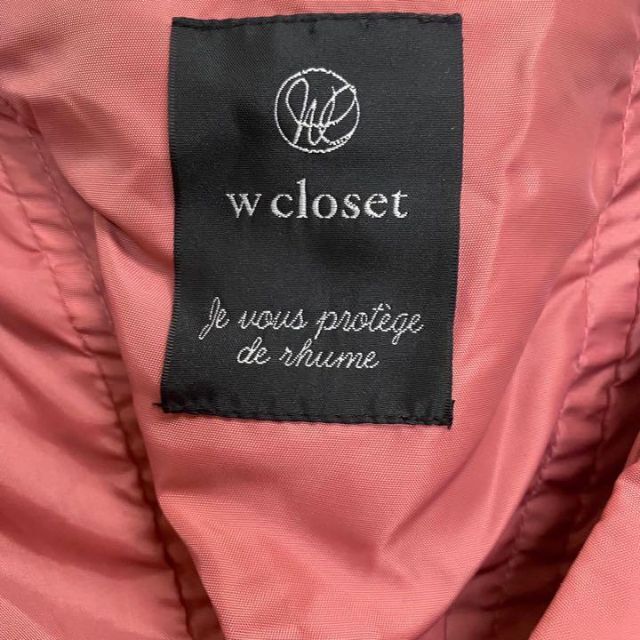 w closet(ダブルクローゼット)のwcloset/ダブルクローゼット　　アウター レディースのジャケット/アウター(ナイロンジャケット)の商品写真