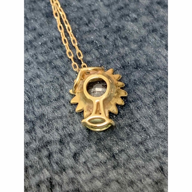 【美品】TAKE-UP(テイクアップ) ひまわり ネックレス K10