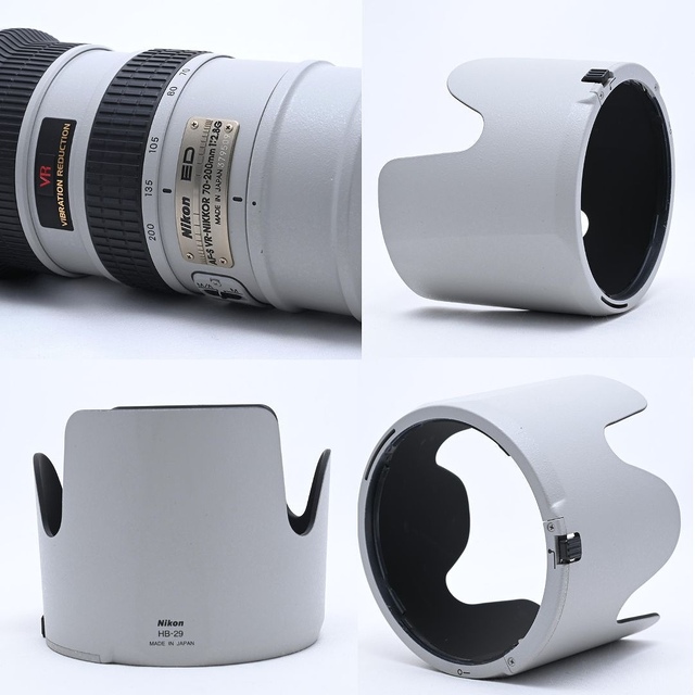 Nikon AF-S VR ED 70-200mm F2.8 IF ライトグレー