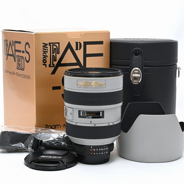 Nikon(ニコン)のNikon Ai AF-S ED 28-70 F2.8D IF ライトグレー スマホ/家電/カメラのカメラ(レンズ(ズーム))の商品写真