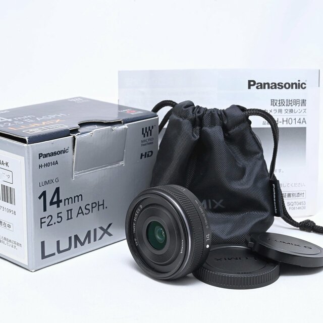 パナソニックミラーレス一眼用単焦点レンズ♪LUMIX G VARIO 14mm