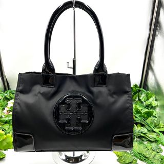 トリーバーチ(Tory Burch)のTORYBURCH トリーバーチ　エラトートバッグ　ナイロン　エナメル　極美品(トートバッグ)