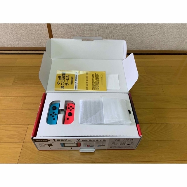 【美品・保証書・おまけつき】スイッチ JOY-CON(L) ネオンブルー 2