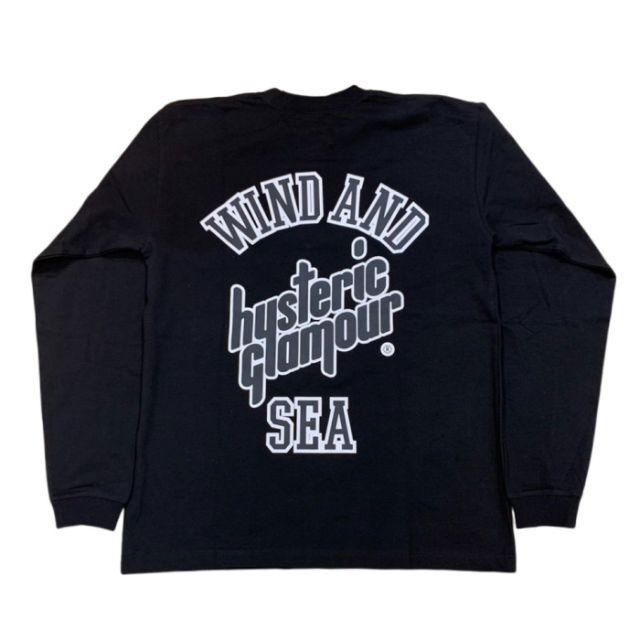 WIND AND SEA HYSTERIC GLAMOUR L/S Tee 黒L 2022春大特価セール! sk