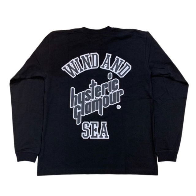 WIND AND SEA HYSTERIC GLAMOUR L/S Tee 黒L 【お買得！】 www.gold