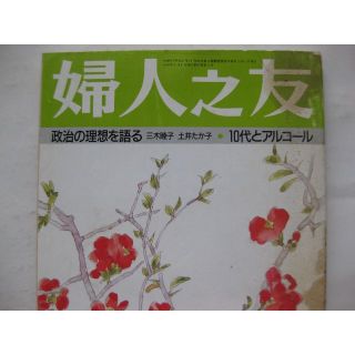 婦人之友1993年3月★政治の理想を語る・10代とアルコール★(生活/健康)