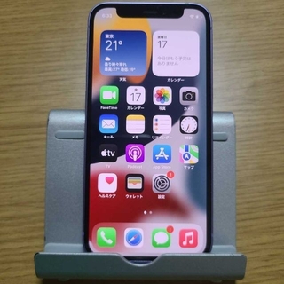 アップル(Apple)のiPhone12 mini 64GB ソフトバンク版 パープル デモ(スマートフォン本体)