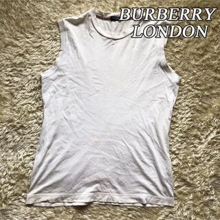 BURBERRY - BURBERRY LONDON バーバリーロンドン ノースリーブ カットソー Ｍ