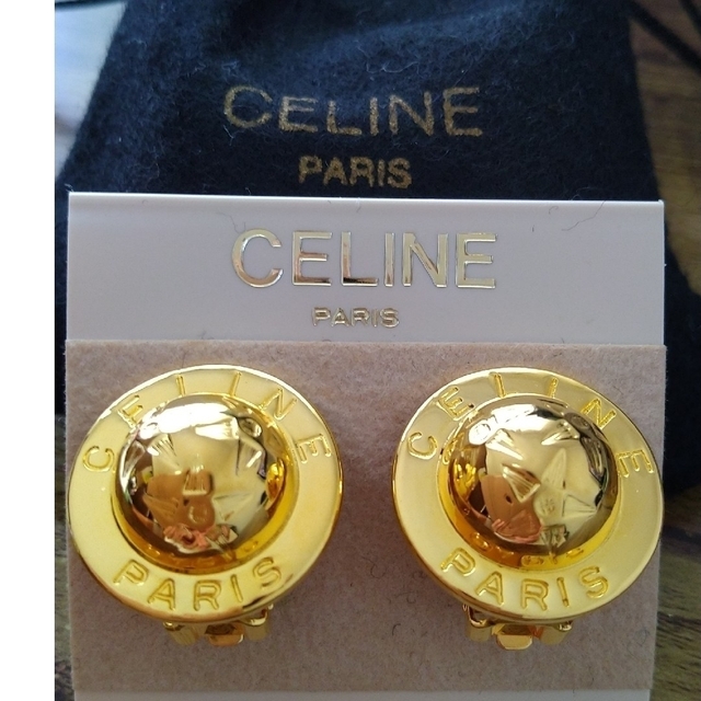 【未使用Vintage美品】セリーヌ CELINE スターボール イヤリング