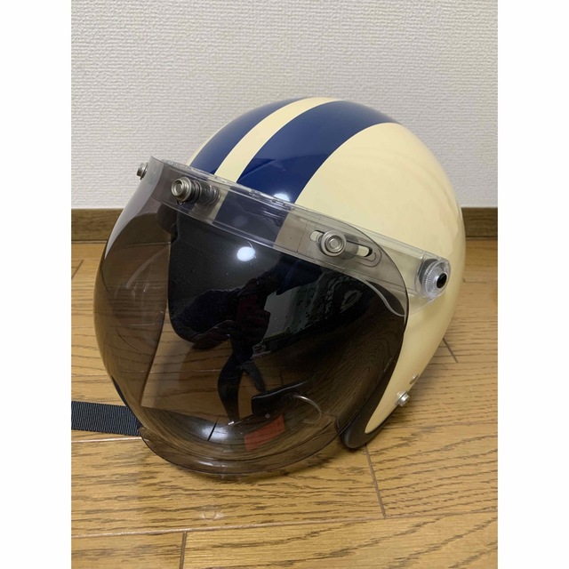 【美品】レッドバロン　ヘルメット　ダブルライン　シールド付き