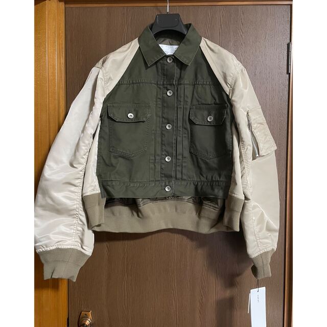 お得な情報満載 sacai 4新品 - sacai レディース ブルゾン MA-1 デニム