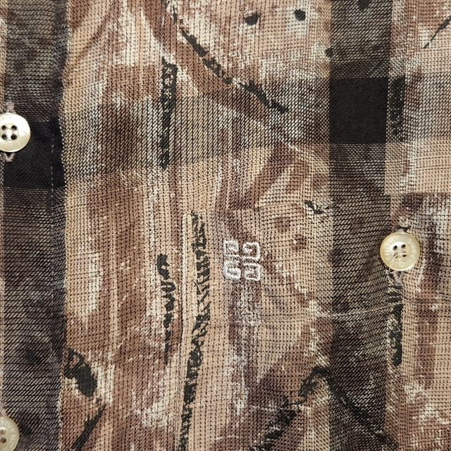 GIVENCHY(ジバンシィ)のGIVENCHY　総柄　長袖　シャツ　ロゴ入り メンズのトップス(シャツ)の商品写真