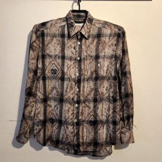 ジバンシィ(GIVENCHY)のGIVENCHY　総柄　長袖　シャツ　ロゴ入り(シャツ)