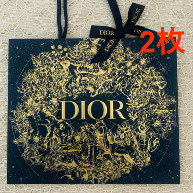 Christian Dior(クリスチャンディオール)の新品未使用クリスチャンディオール  Dior クリスマス ショッパー  ホリデー レディースのバッグ(ショップ袋)の商品写真