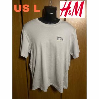 エイチアンドエム(H&M)のH&M グレー ニューヨークデザイン Tシャツ(Tシャツ/カットソー(半袖/袖なし))