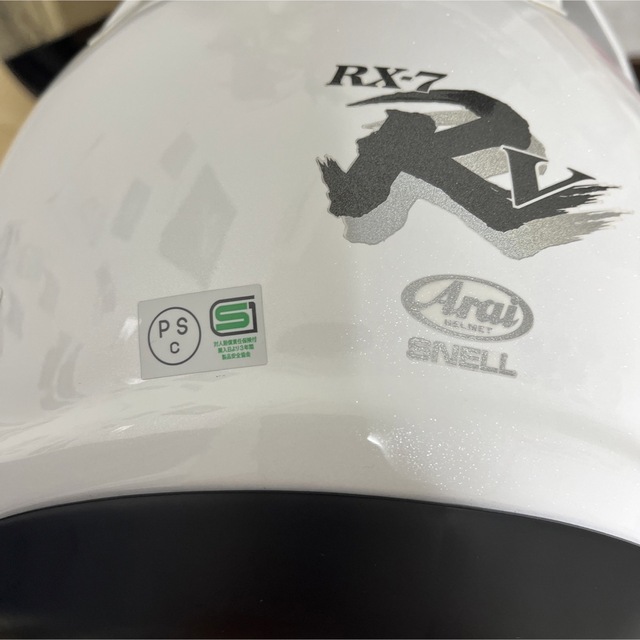 Arai RX-7 RR5 L グラスホワイト