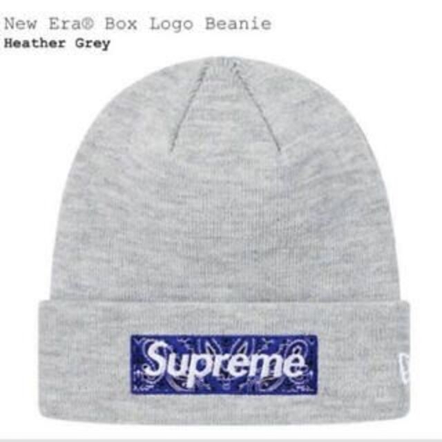 Supreme New Era Bandana Box Logo Beanie