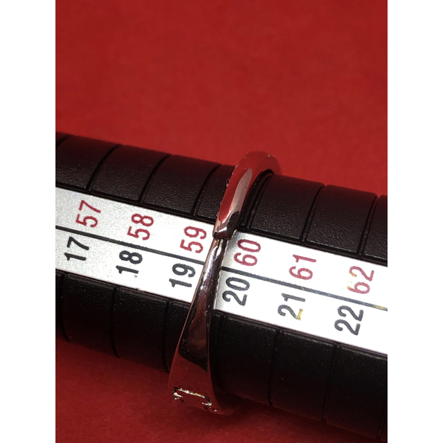 モアサナイト モアッサナイト シルバー925リング　6.5mm 1ct証明書付属 メンズのアクセサリー(リング(指輪))の商品写真