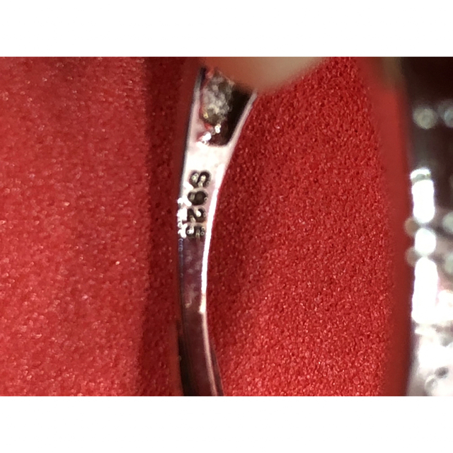 モアサナイト モアッサナイト シルバー925リング　6.5mm 1ct証明書付属 メンズのアクセサリー(リング(指輪))の商品写真