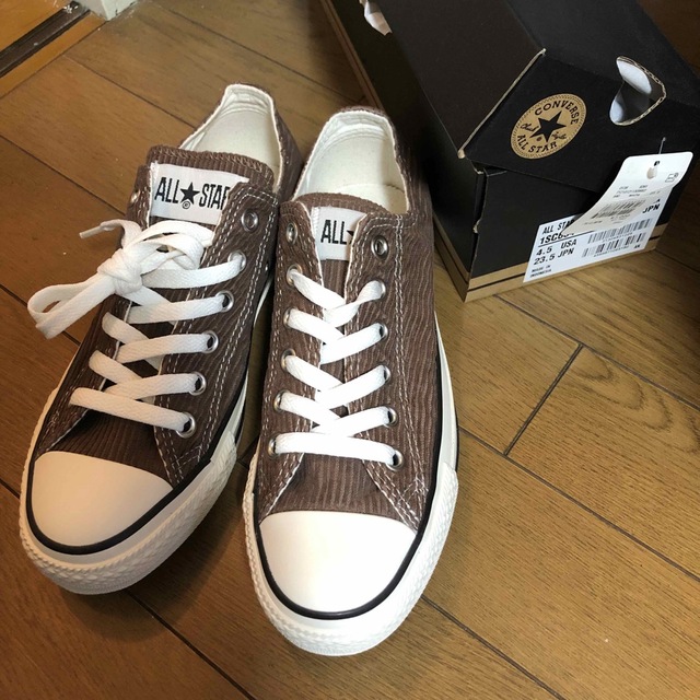 CONVERSE(コンバース)のオールスターウォッシュドコーデュロイOX モカ 23.5 新品未使用 レディースの靴/シューズ(スニーカー)の商品写真