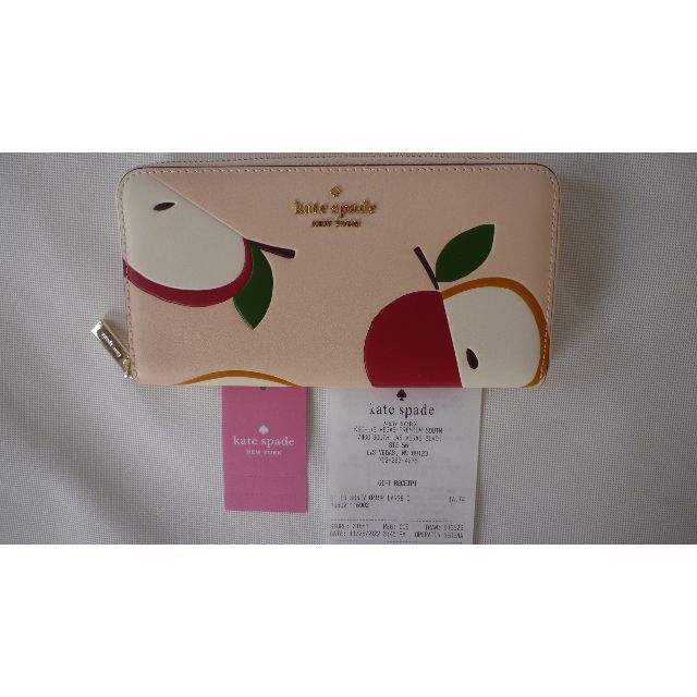 kate spade new york(ケイトスペードニューヨーク)の新品 正規品 証明書付 アメリカケイト店にて購入 本革 HONEY CRISP レディースのファッション小物(財布)の商品写真