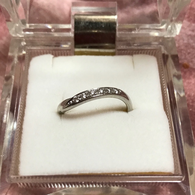アンジェリックフォセッテ 結婚指輪 マリッジリング ダイヤ プラチナ 8