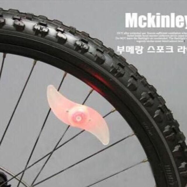 自転車 ホイールライト スポークライト LED 2個セット【レッド】 スポーツ/アウトドアの自転車(その他)の商品写真