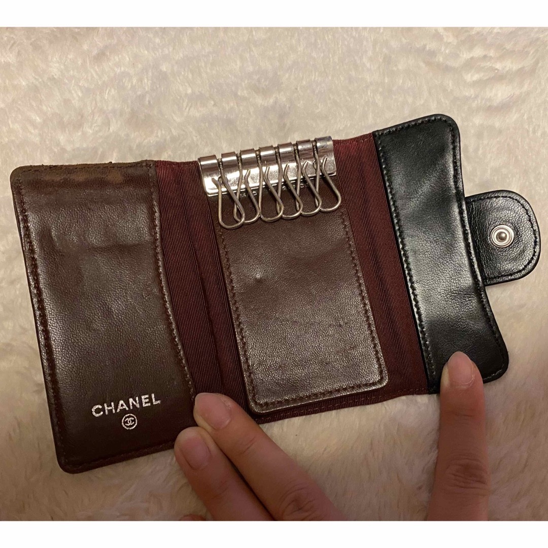 CHANEL(シャネル)のリカコ様専用✩正規品✩CHANEL✩キーケース レディースのファッション小物(キーケース)の商品写真