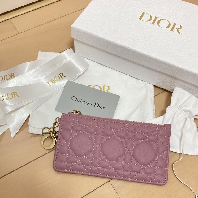 極美品 ChristianDior ジップカードホルダー