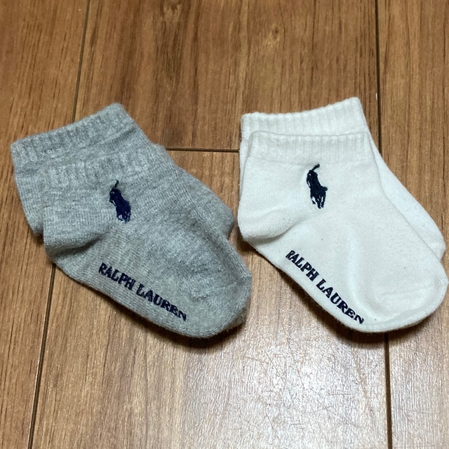 Ralph Lauren(ラルフローレン)のラルフローレン ベビー用 靴下 9〜11cm 2枚セット キッズ/ベビー/マタニティのこども用ファッション小物(靴下/タイツ)の商品写真