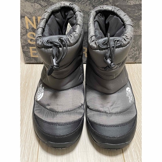 THE NORTH FACE(ザノースフェイス)の【USED22.0】ノースフェイス  キッズ ヌプシ ブーティ グレー キッズ/ベビー/マタニティのキッズ靴/シューズ(15cm~)(ブーツ)の商品写真