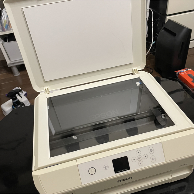 美品/稼働品】EPSON EP-710A☆インク残量有☆スキャナー付ラベル印刷 PC周辺機器