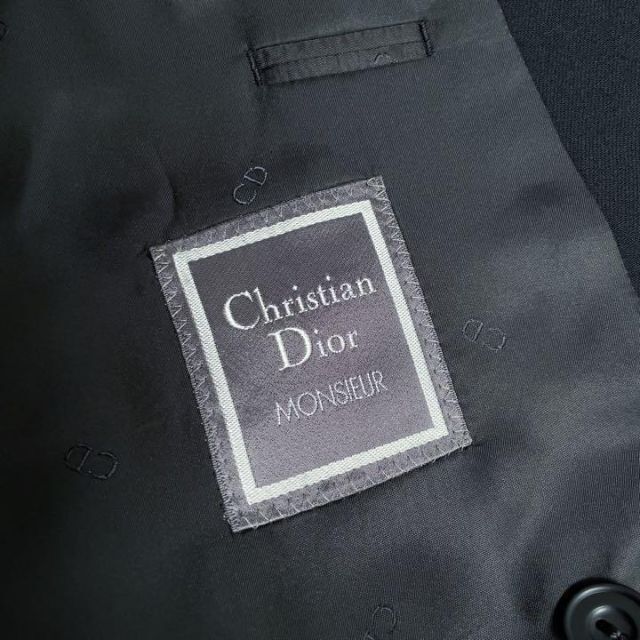 【Christian Dior】 ダブル ブレステッド セットアップ ブラック 4