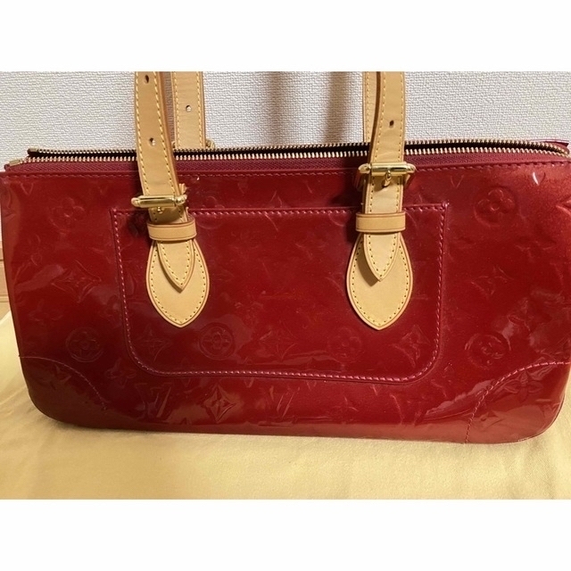 LOUIS VUITTON ルイヴィトン ヴェルニ ローズウッド 赤 レッド-