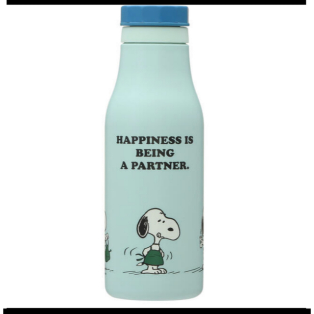 スターバックス ステンレスロゴボトル PEANUTS 473ml ブルー　新品キッチン/食器