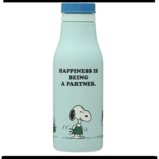 スターバックスコーヒー(Starbucks Coffee)のスターバックス ステンレスロゴボトル PEANUTS 473ml ブルー　新品(タンブラー)