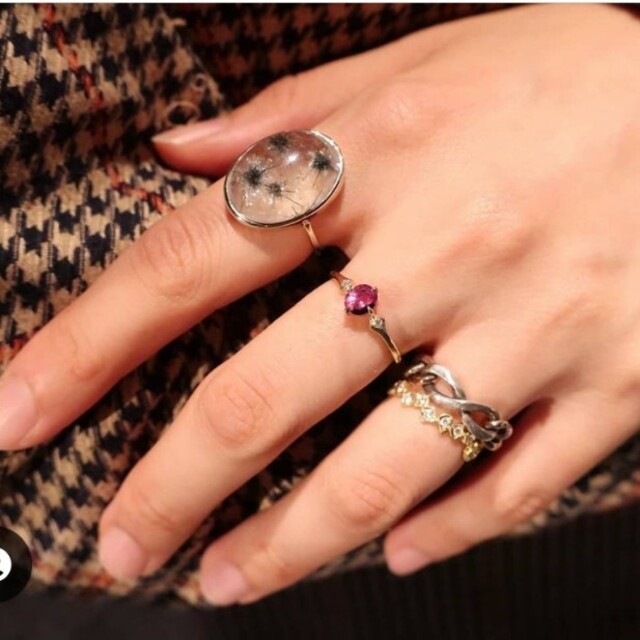 最終値下げ☆moemi sugimura クォーツ リング 最安価格 25500円引き